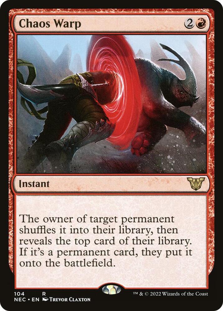 Chaos Warp - Commander: Kamigawa: Neon Dynasty (NEC) NM