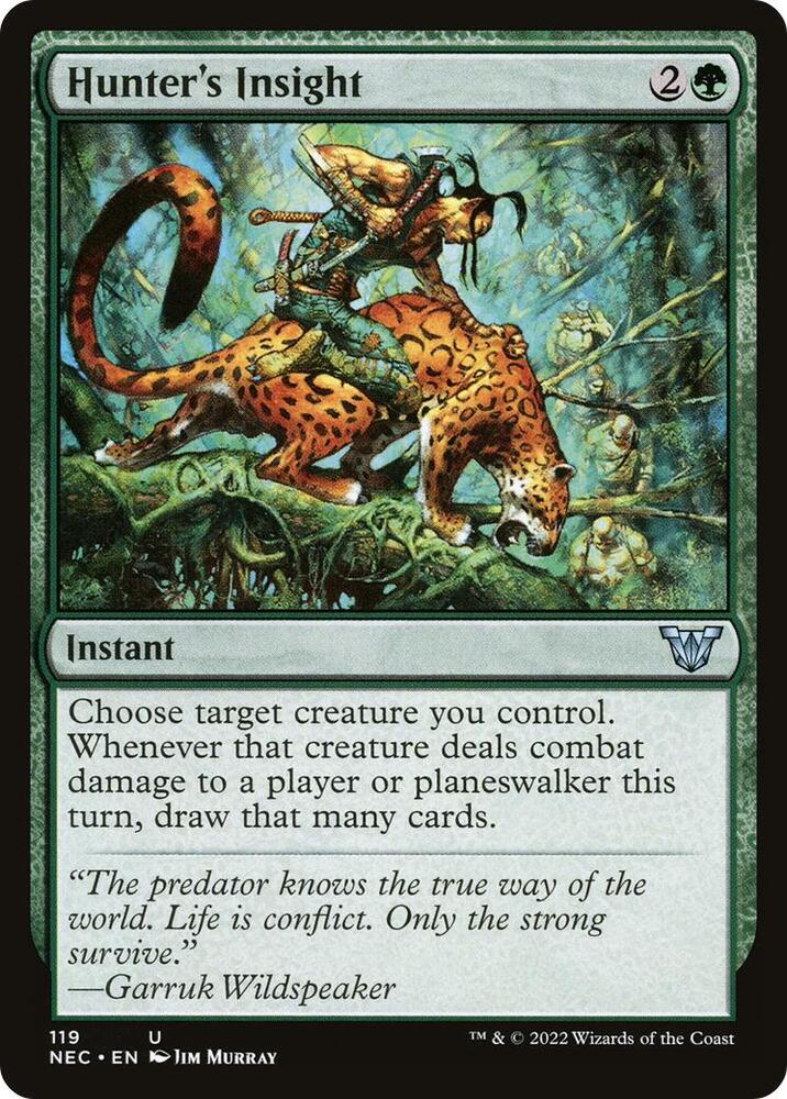 Hunter's Insight - Commander: Kamigawa: Neon Dynasty (NEC) NM
