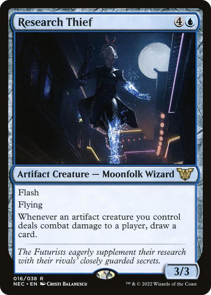 Research Thief - Commander: Kamigawa: Neon Dynasty (NEC) NM