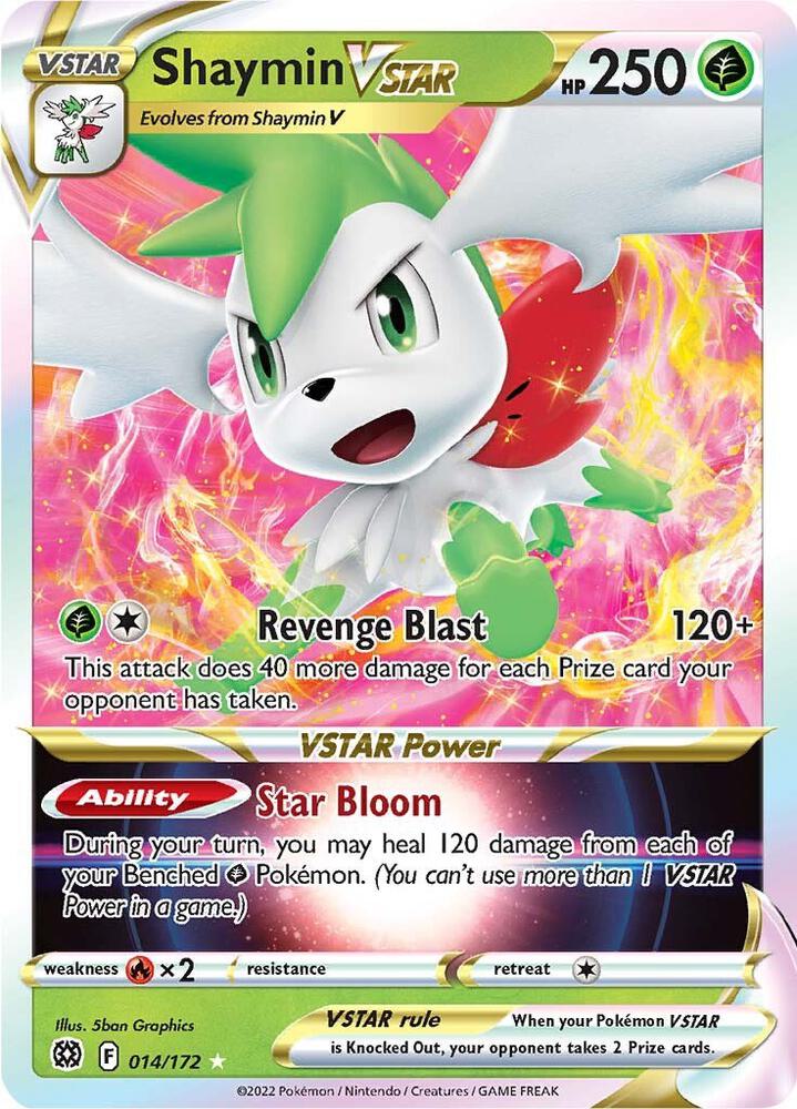 Shaymin VSTAR - SWSH09: Brilliant Stars (SWSH09) NM *FOIL*