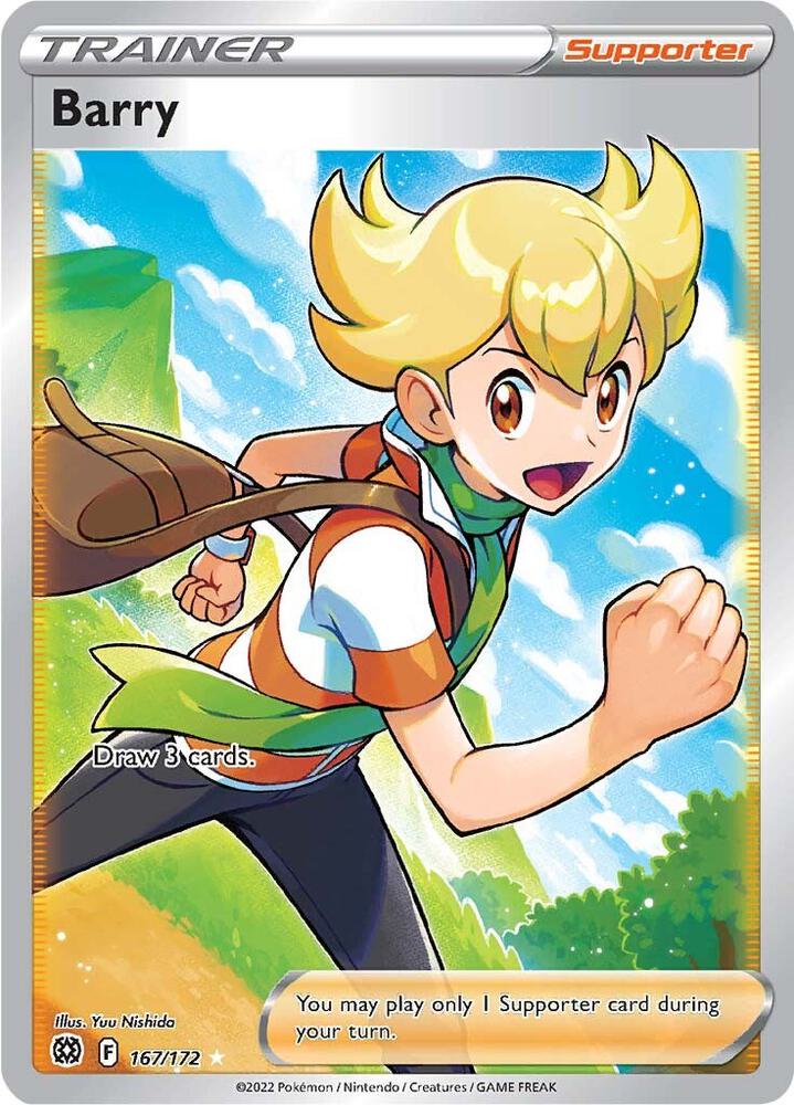 Barry (Full Art) - SWSH09: Brilliant Stars (SWSH09) NM *FOIL*