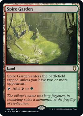 Spire Garden - Commander Legends: Battle for Baldur's Gate (CLB) NM *FOIL*