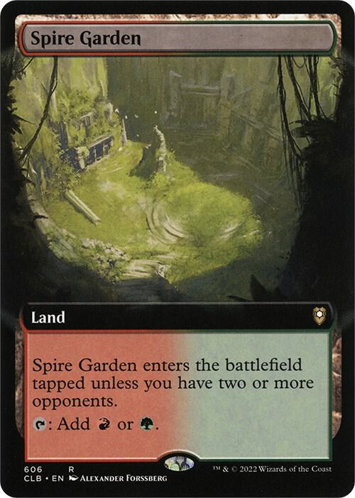 Spire Garden (Extended Art) - Commander Legends: Battle for Baldur's Gate (CLB) NM
