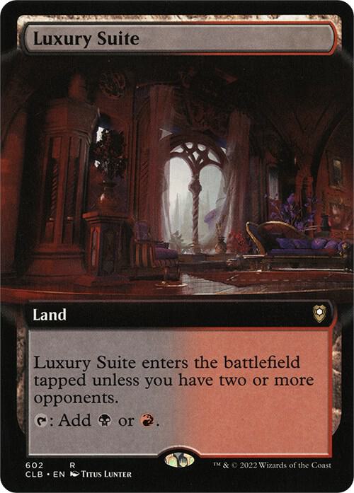 Luxury Suite (Extended Art) - Commander Legends: Battle for Baldur's Gate (CLB) NM