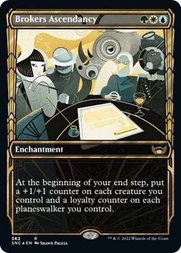 Brokers Ascendancy (Gilded Foil) - Streets of New Capenna (SNC) NM *FOIL*
