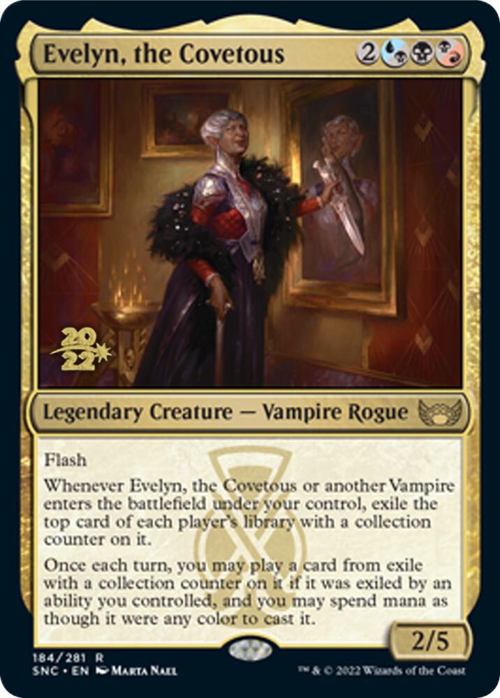 Evelyn, the Covetous - Prerelease Cards (PRE) NM *FOIL*