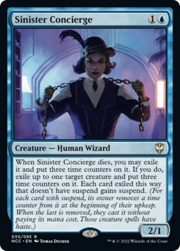 Sinister Concierge - Commander: Streets of New Capenna (NCC) NM