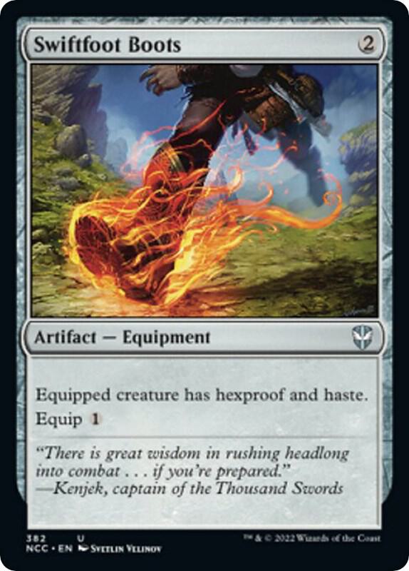 Swiftfoot Boots - Commander: Streets of New Capenna (NCC) NM
