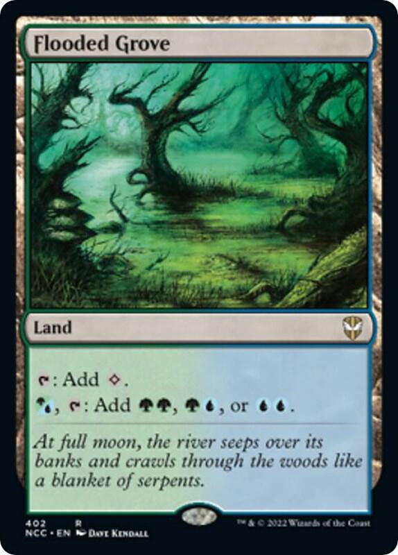 Flooded Grove - Commander: Streets of New Capenna (NCC) NM