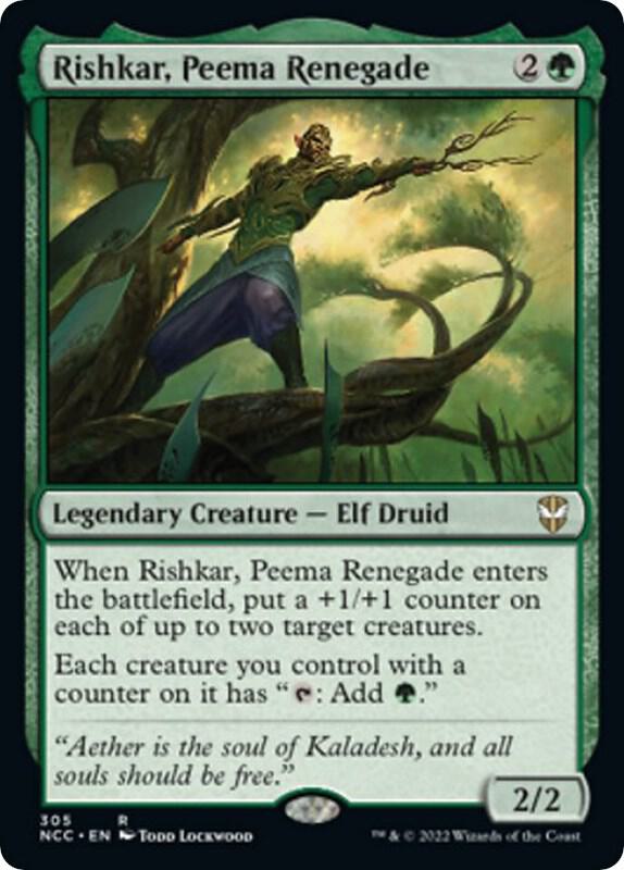 Rishkar, Peema Renegade - Commander: Streets of New Capenna (NCC) NM