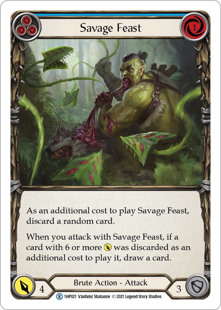Savage Feast (Blue) - History Pack Vol.1 (1HP) NM
