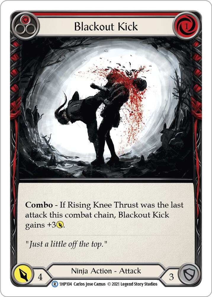 Blackout Kick (Red) - History Pack Vol.1 (1HP) LP