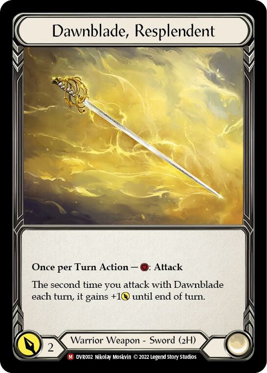 Dawnblade, Resplendent - Classic Battles: Rhinar vs Dorinthea (RVD/DVR) LP *Cold Foil*