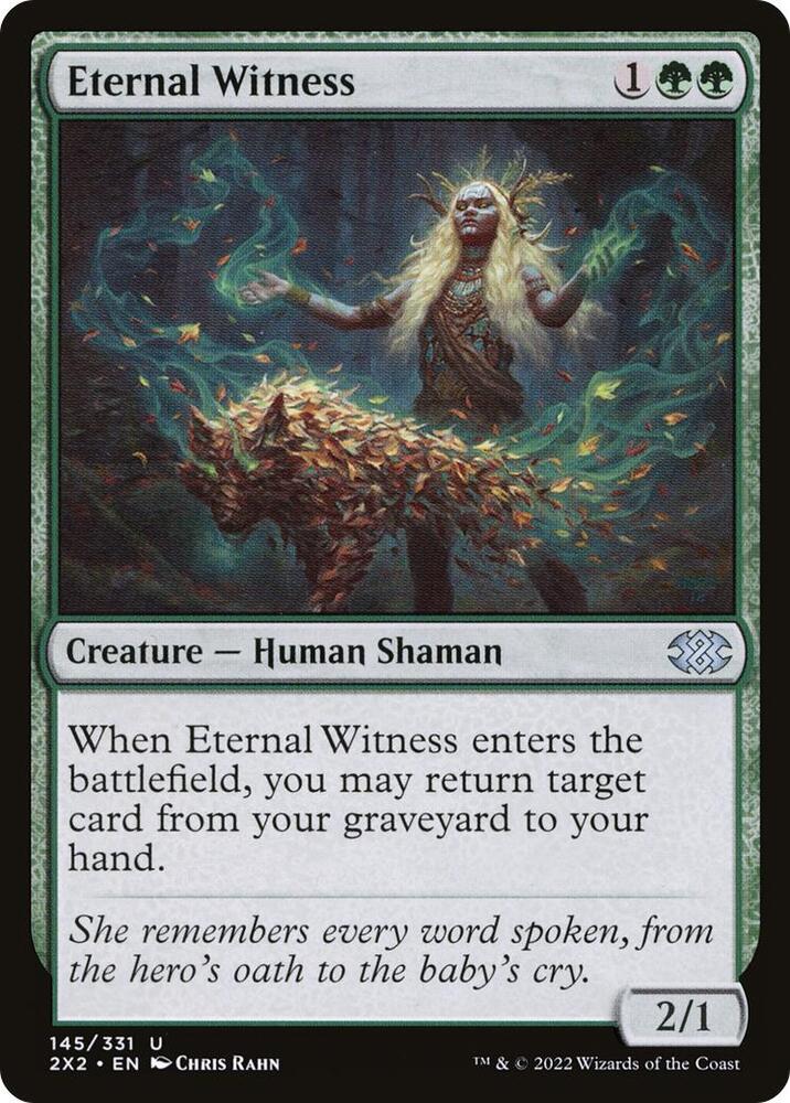Eternal Witness - Double Masters 2022 (2X2) NM