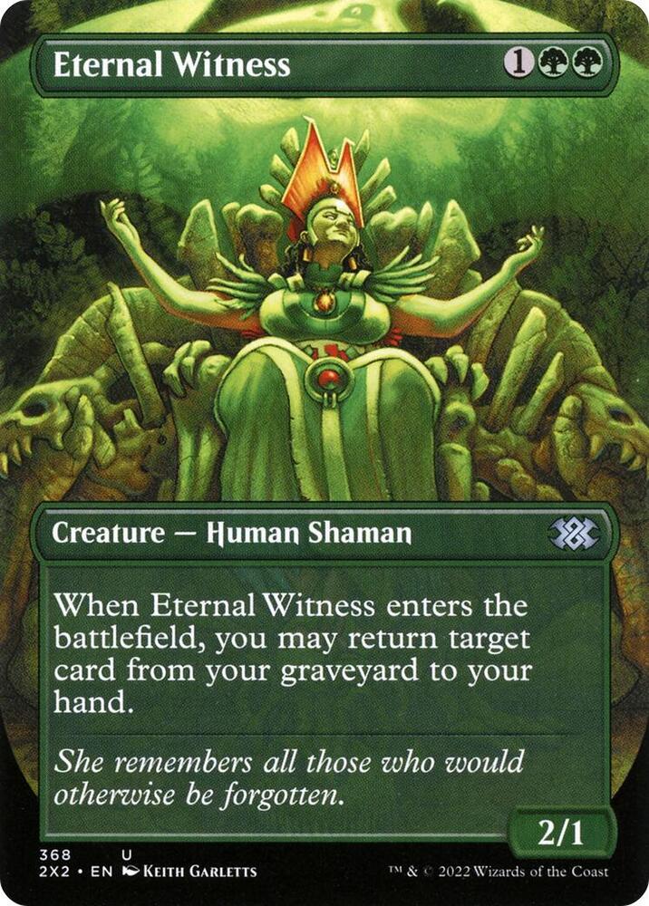 Eternal Witness (Borderless) - Double Masters 2022 (2X2) LP