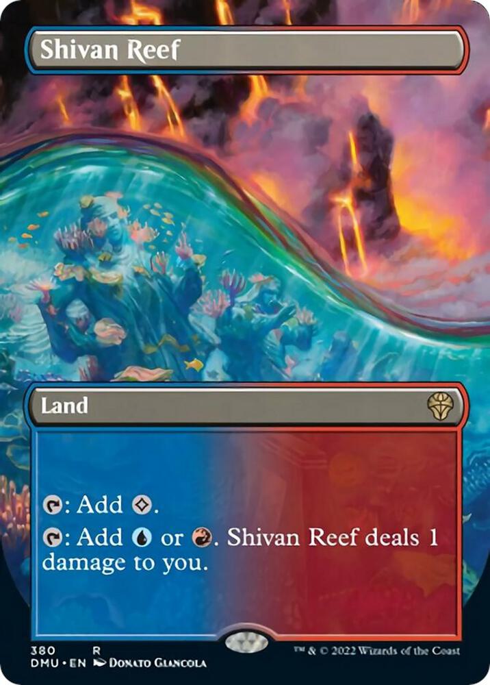 Shivan Reef (Borderless) - Dominaria United (DMU) NM