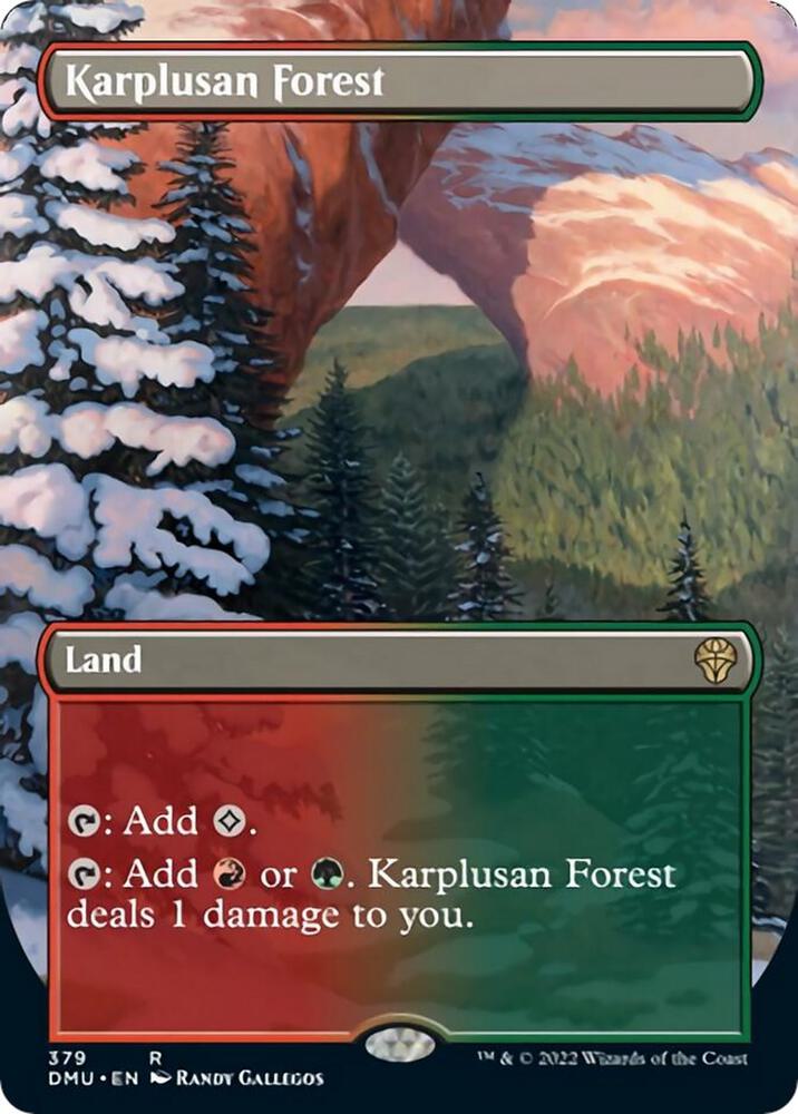 Karplusan Forest (Borderless) - Dominaria United (DMU) LP
