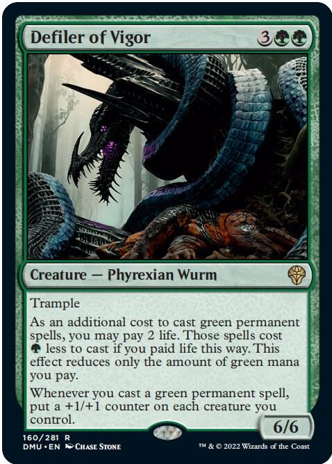 Defiler of Vigor - Dominaria United (DMU) NM *FOIL*