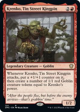 Krenko, Tin Street Kingpin - Commander: Dominaria United (DMC) NM