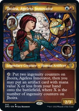 Jhoira, Ageless Innovator (Textured Foil) - Dominaria United (DMU) NM *FOIL*