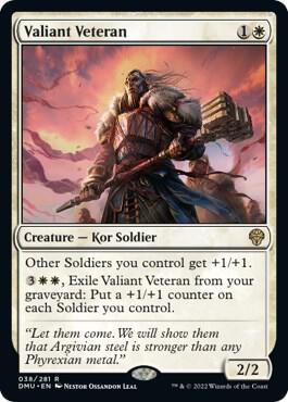Valiant Veteran - Dominaria United (DMU) NM