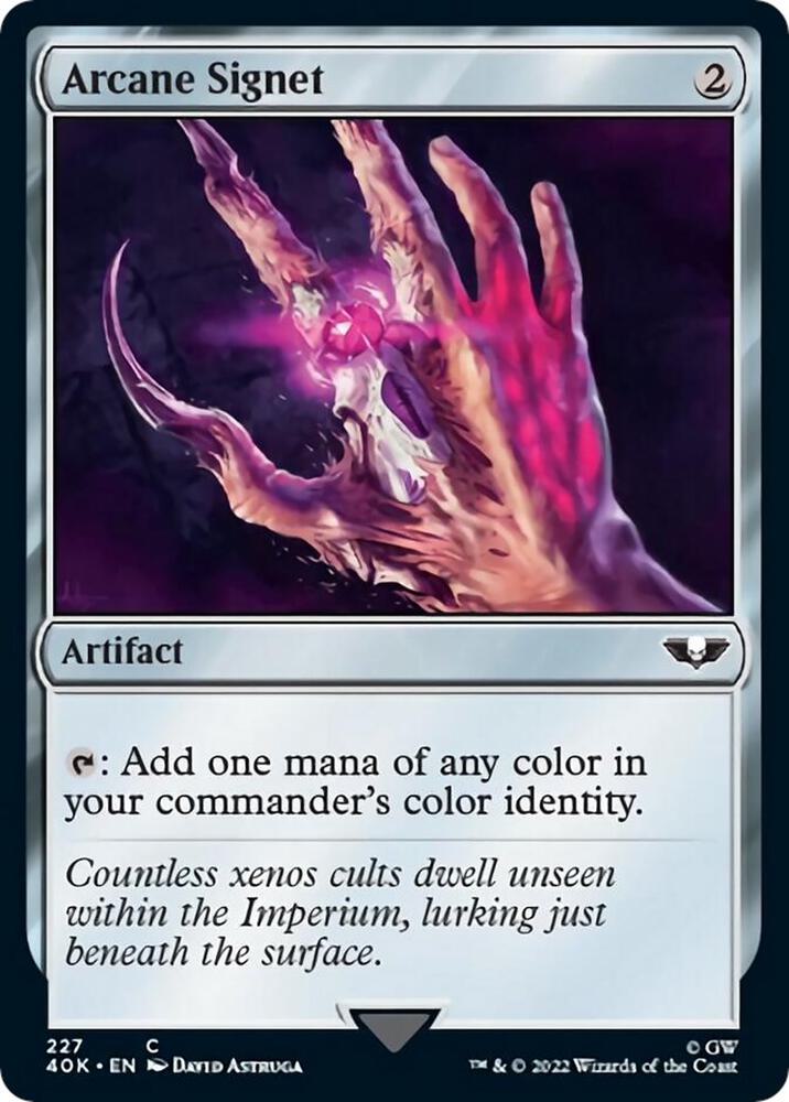 Arcane Signet (227) - Universes Beyond: Warhammer 40,000 (40K) NM