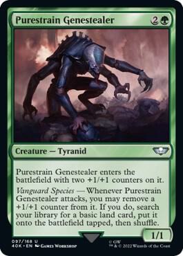 Purestrain Genestealer - Universes Beyond: Warhammer 40,000 (40K) NM