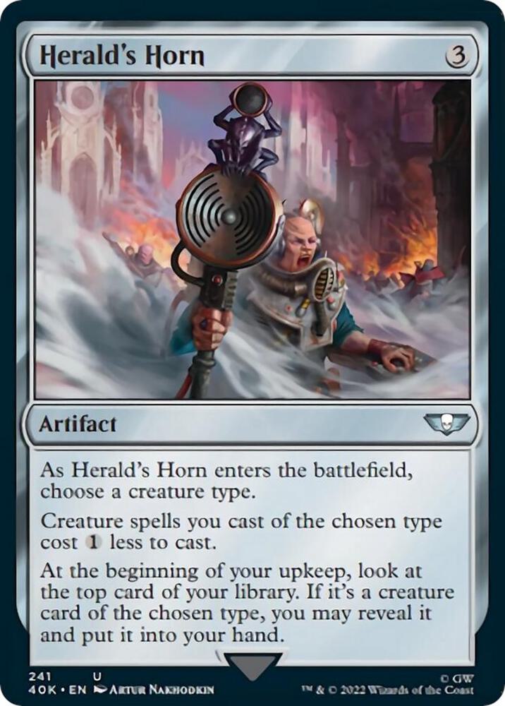 Herald's Horn - Universes Beyond: Warhammer 40,000 (40K) NM