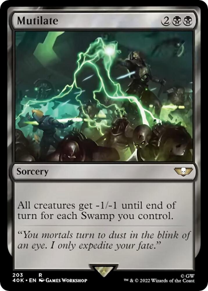 Mutilate - Universes Beyond: Warhammer 40,000 (40K) NM