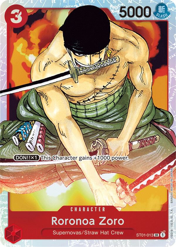 Roronoa Zoro - Starter Deck 1: Straw Hat Crew (ST-01) NM *FOIL*