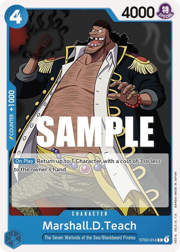 Marshall.D.Teach - Starter Deck 3: The Seven Warlords of The Sea (ST-03) NM