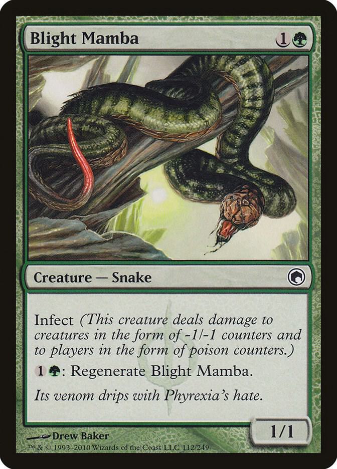 Blight Mamba - Scars of Mirrodin (SOM) NM