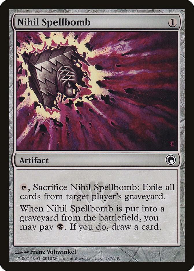 Nihil Spellbomb - Scars of Mirrodin (SOM) NM