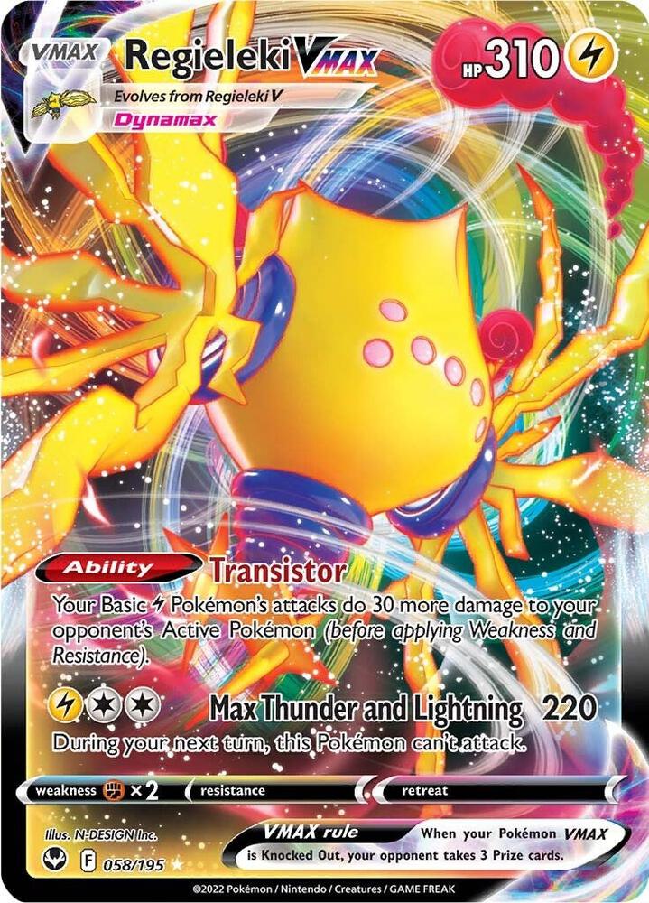 Regieleki VMAX - SWSH12: Silver Tempest (SWSH12) NM *FOIL*