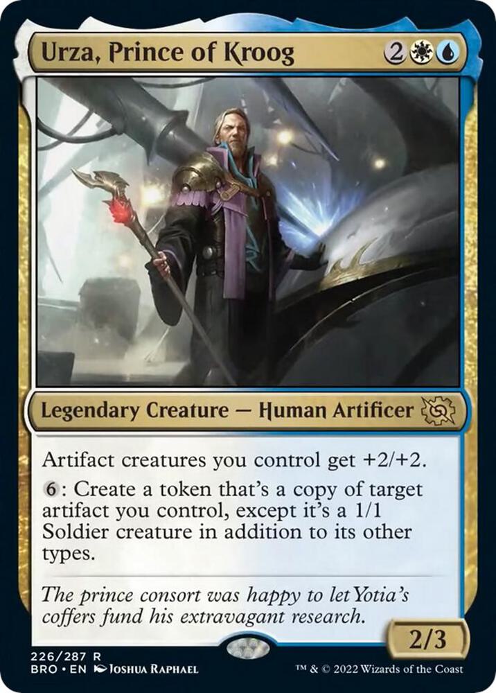 Urza, Prince of Kroog - The Brothers' War (BRO) NM