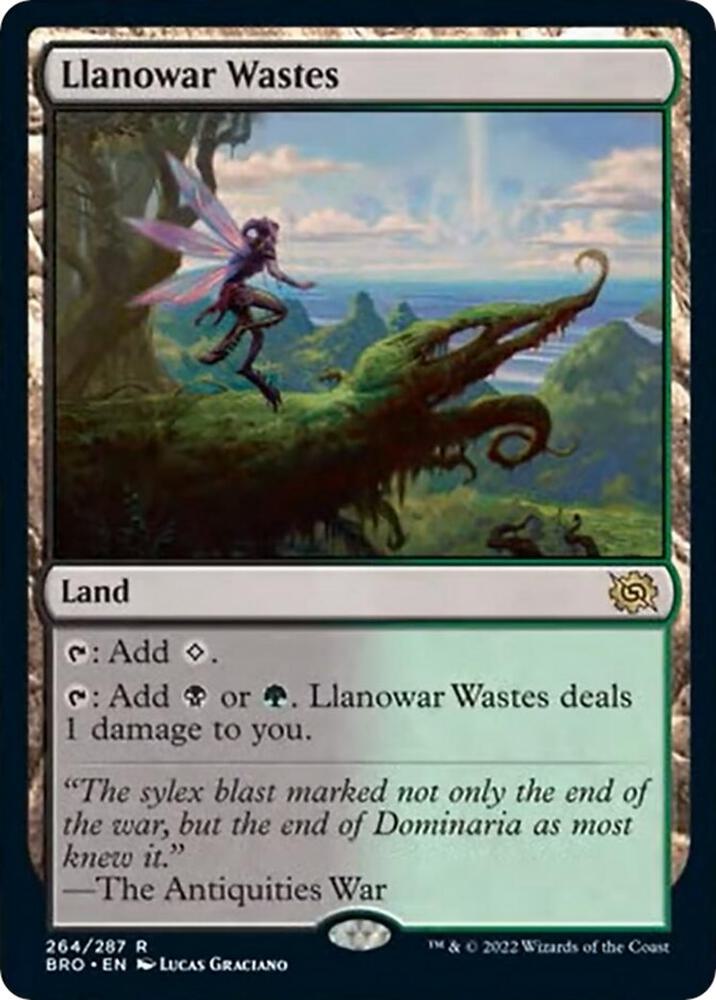 Llanowar Wastes - The Brothers' War (BRO) NM