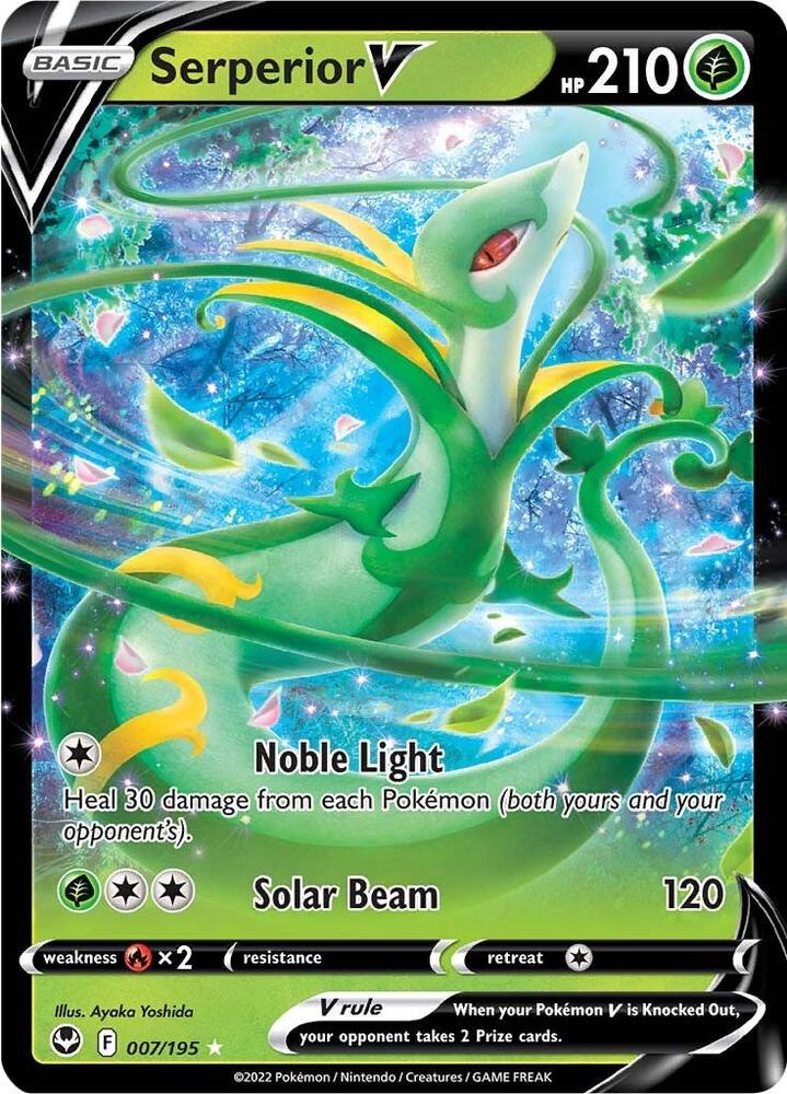 Serperior V - SWSH12: Silver Tempest (SWSH12) NM *FOIL*