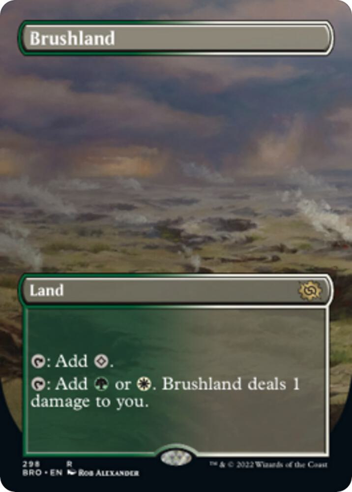 Brushland (Borderless) - The Brothers' War (BRO) NM