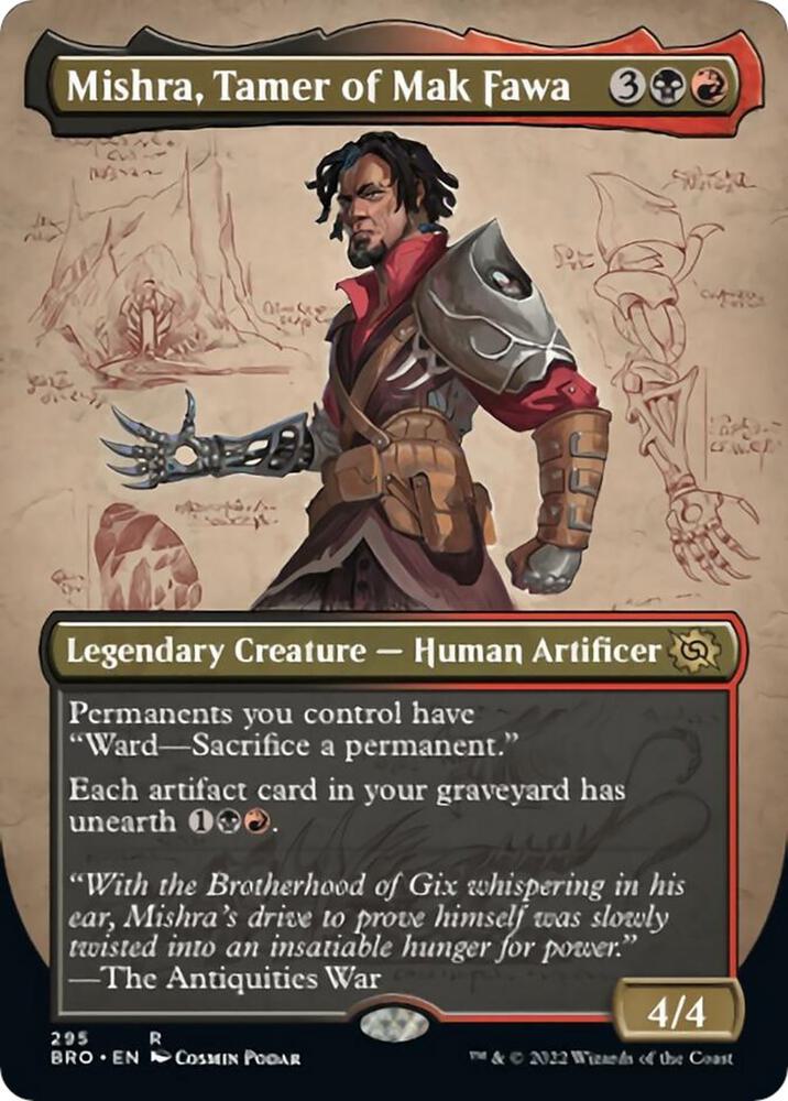 Mishra, Tamer of Mak Fawa (Borderless) - The Brothers' War (BRO) NM