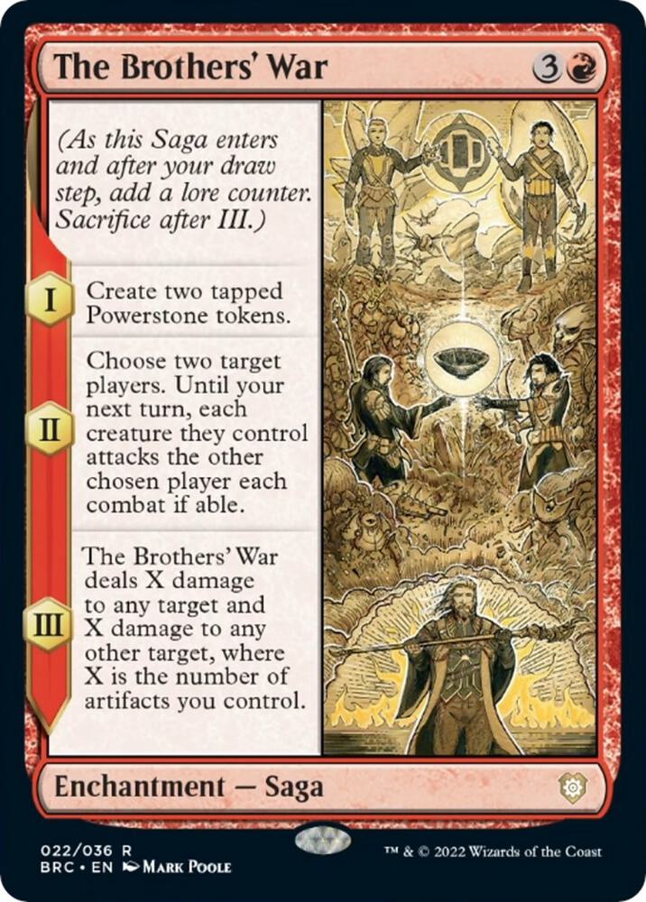 The Brothers' War - Commander: The Brothers' War (BRC) NM *FOIL*