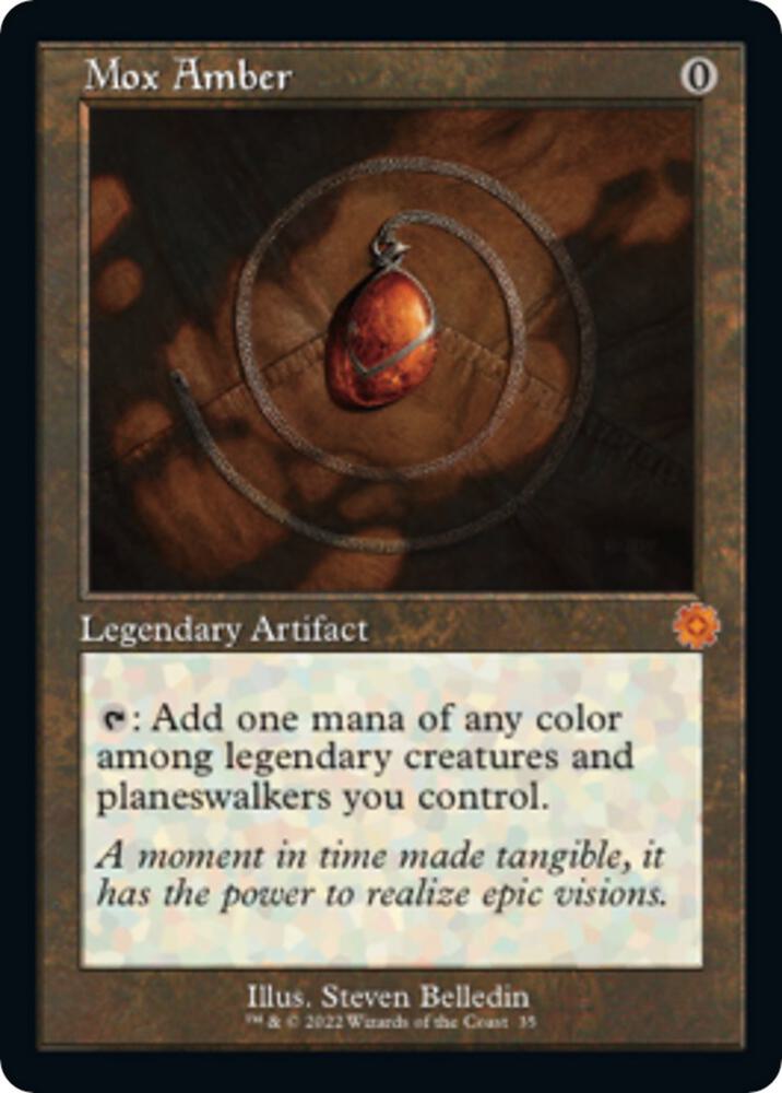 Mox Amber - The Brothers' War: Retro Frame Artifacts (BRR) NM