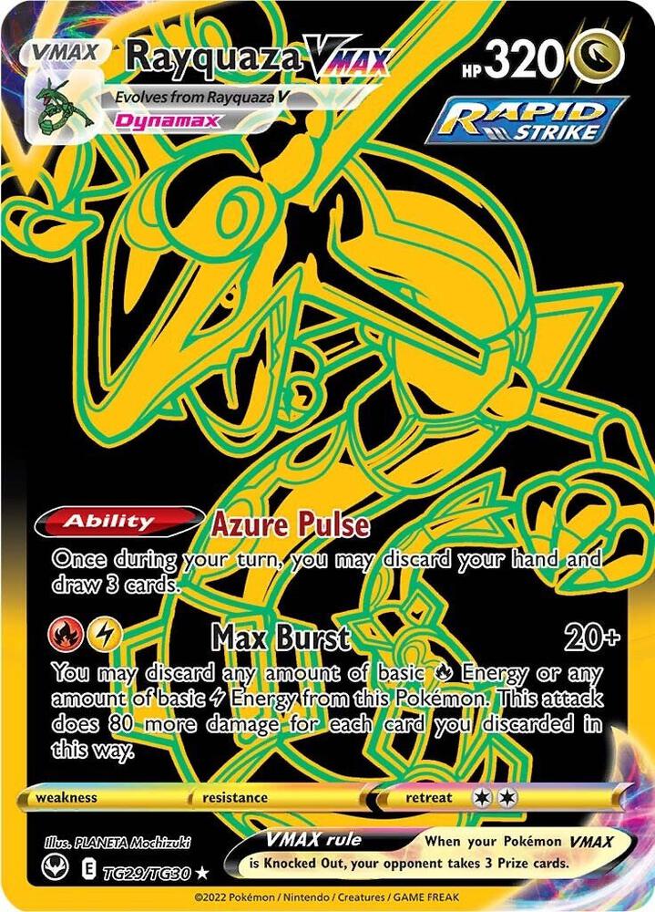 Rayquaza VMAX (Secret) - SWSH12: Silver Tempest Trainer Gallery (SWSH12: TG) NM *FOIL*