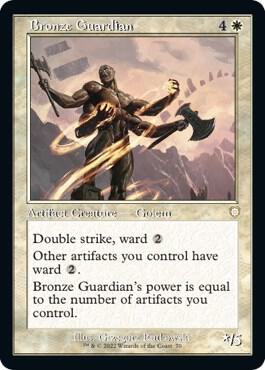 Bronze Guardian (Retro Frame) - Commander: The Brothers' War (BRC) LP