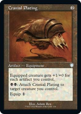 Cranial Plating (Retro Frame) - Commander: The Brothers' War (BRC) LP