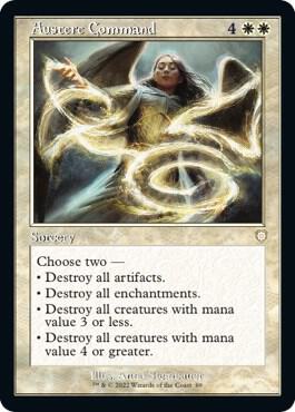 Austere Command (Retro Frame) - Commander: The Brothers' War (BRC) NM