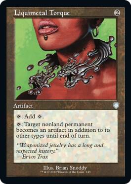 Liquimetal Torque (Retro Frame) - Commander: The Brothers' War (BRC) NM
