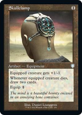 Skullclamp (Retro Frame) - Commander: The Brothers' War (BRC) LP