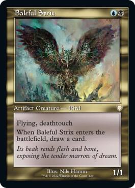 Baleful Strix (Retro Frame) - Commander: The Brothers' War (BRC) NM