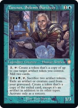 Tawnos, Solemn Survivor (Retro Frame) - Commander: The Brothers' War (BRC) LP *FOIL*