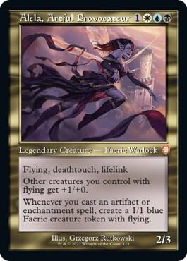 Alela, Artful Provocateur (Retro Frame) - Commander: The Brothers' War (BRC) LP